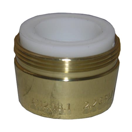 Larsen Supply Co 09-1973 Polished Brass Dual Thread Aerator 657942